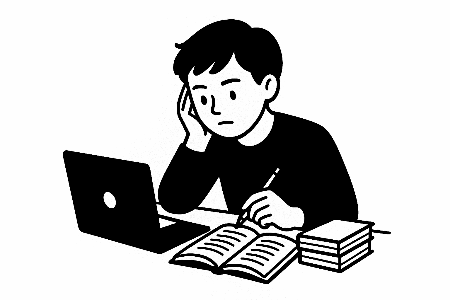 Ilustrasi belajar TPA online